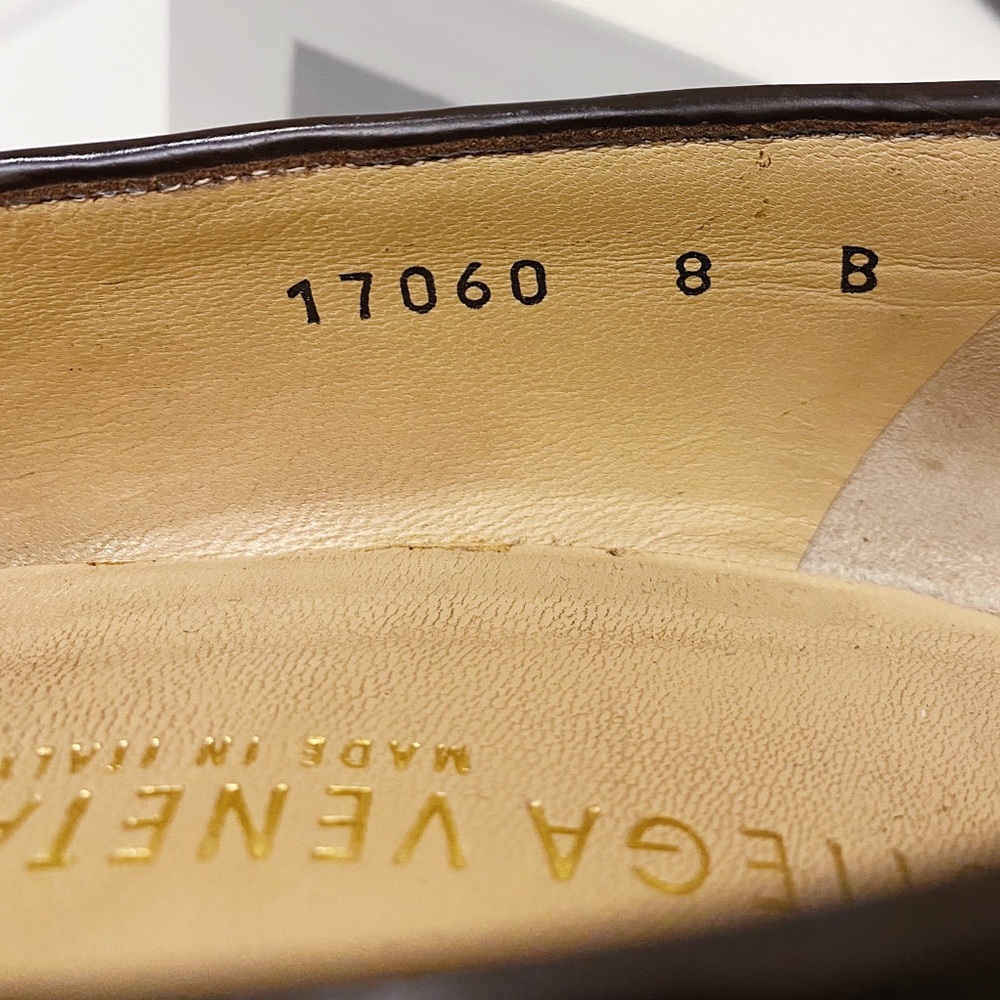 Bottega Veneta Vintage Round Toe Interecciato Woven Leather Block Heel Pump 38 8 - Picture 9 of 9